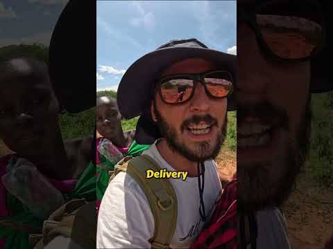 Hitchhiking through the bush to the bar for some local Gin 🍸 #africa   #travel #funny #vlog