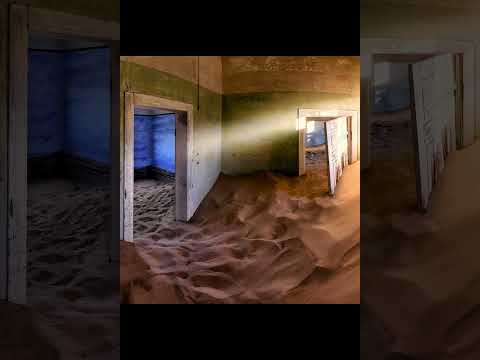 Kolmanskop ~ The Namibian Town Swallowed by Sand #shorts #namibia #ghosttown #africa